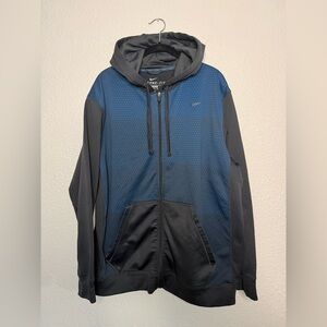 NIKE Men's Therma-FIT Full-Zip Performance Athletic Hoodie Size XL